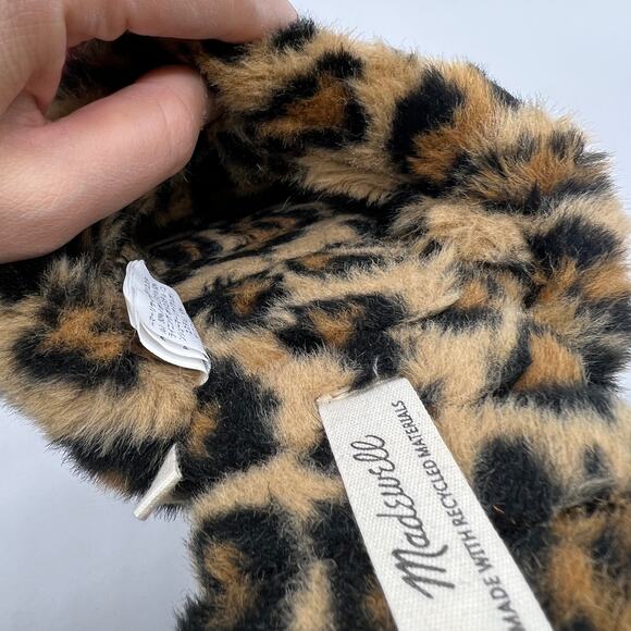 Madewell Leopard Print Womens Slipper Size 8 House Shoes - Picture 8 of 9